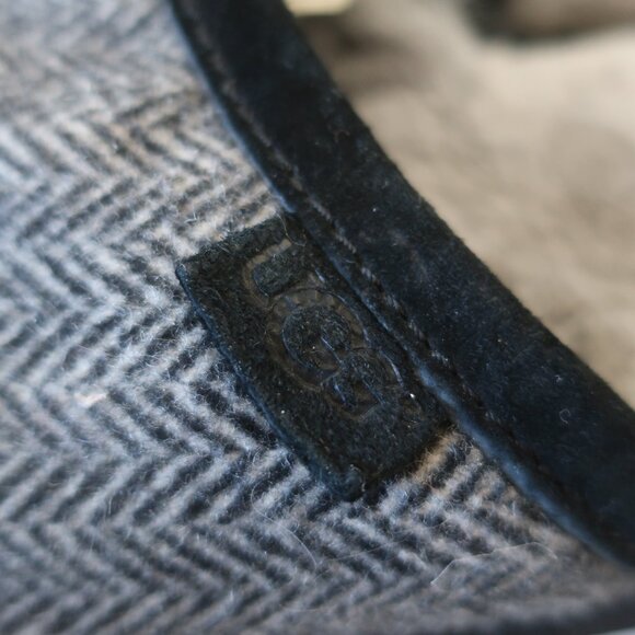 Mens UGG Scuff Gray Tweed Slippers S/N 1003573 Size 9 - Picture 3 of 7